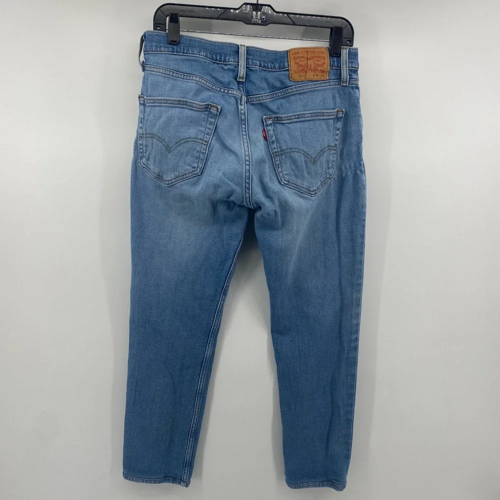 Levi 511 Slim Fit Jeans Mens 31x27 Blue Medium Wash Denim Pants 04511-3920